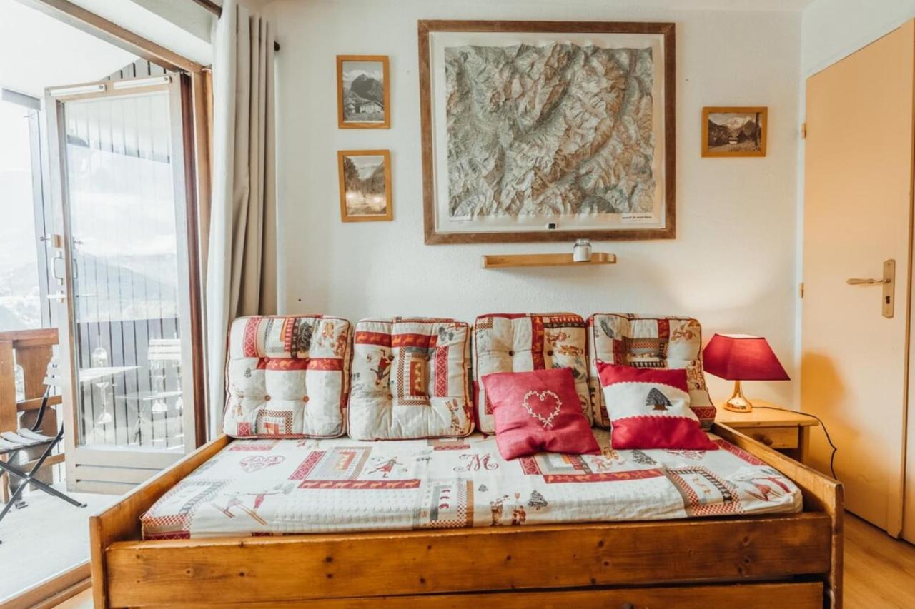 Furnished Studio At The Foot Of The Slopes With A Balcony & Mountains View Appartement Saint-Gervais-les-Bains Buitenkant foto
