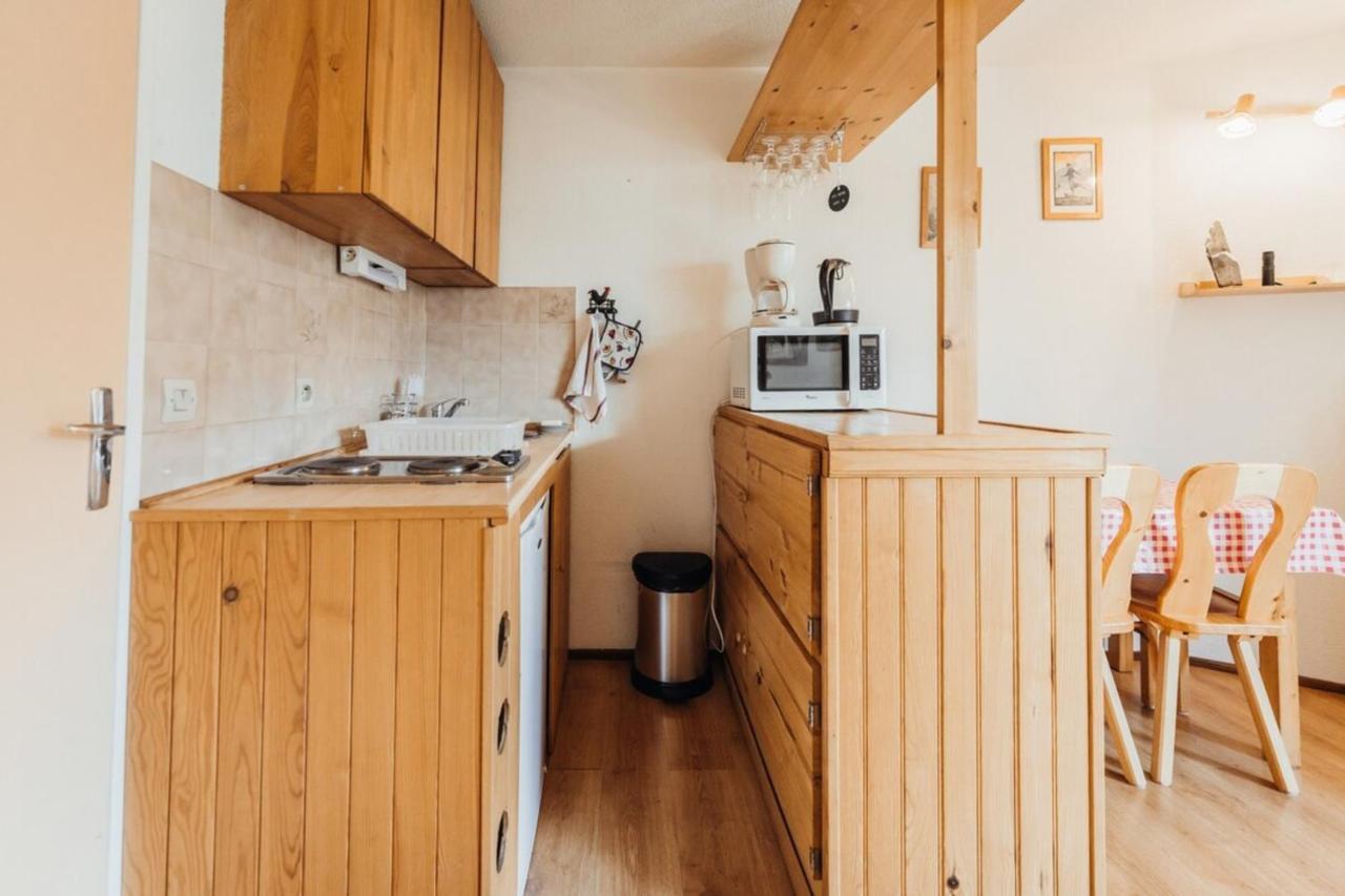 Furnished Studio At The Foot Of The Slopes With A Balcony & Mountains View Appartement Saint-Gervais-les-Bains Buitenkant foto
